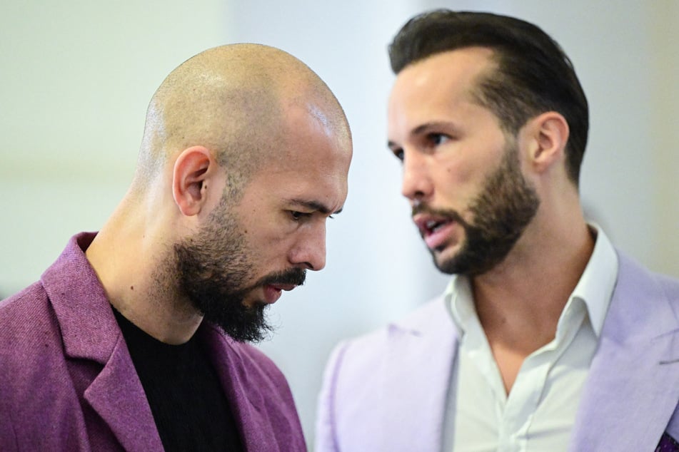 Andrew Tate (l.) and his brother Tristian have been accused of tax evasion, money laundering, sexual assault, and human trafficking.