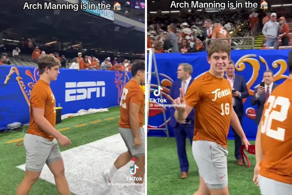 Arch Manning is undeniably the campus heartthrob, and the ladies are drooling over the touted passer in a TikTok video that took the internet by storm!