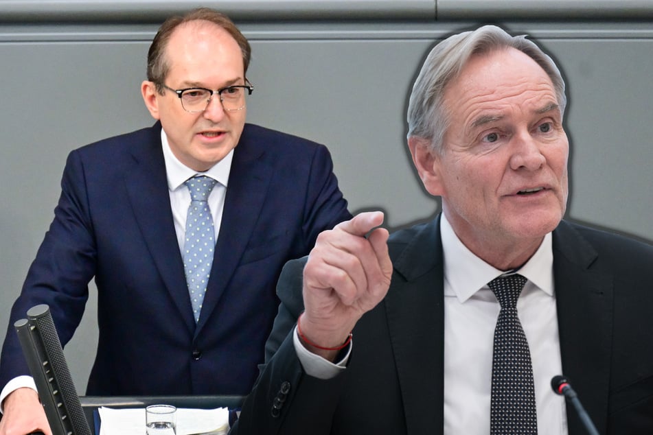 Um die Kosten nicht auf sich sitzen zu lassen, beschwerte sich Leipzigs Oberbürgermeister Burkhard Jung (68, SPD, r.) in einem Brief bei Bundesinnenminister Alexander Dobrindt (55, CSU, l.).