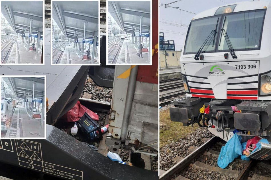 Der Bundespolizei veröffentlichte Fotos zu dem Vorfall am Münchner Ostbahnhof.