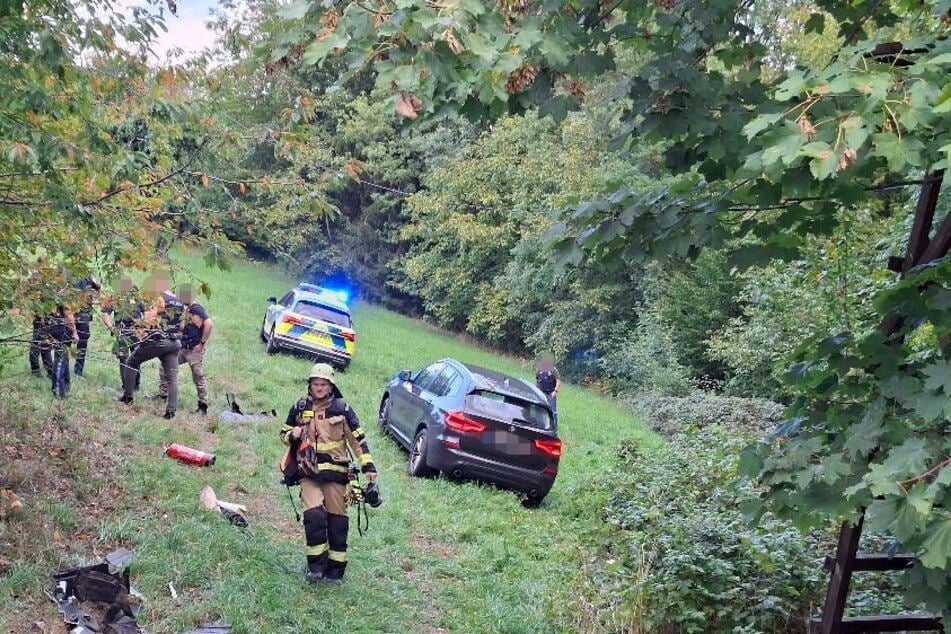 Die Polizei konnte den Fahrer schließlich festnehmen.