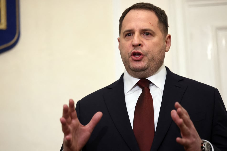 Ukrainian presidential aide Andriy Yermak (pictured) said Sunday he had arrived in the United States with a delegation headed by the economy minister for talks on cooperation and support to his war-torn country.