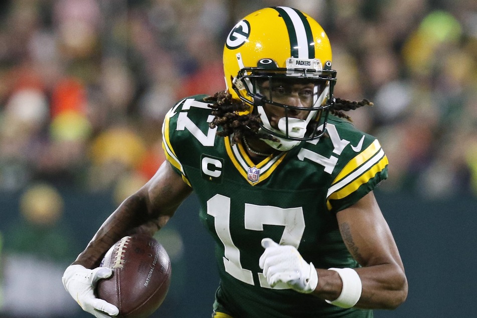 Packers wide receiver Davante Adams caught two touchdowns on Sunday.