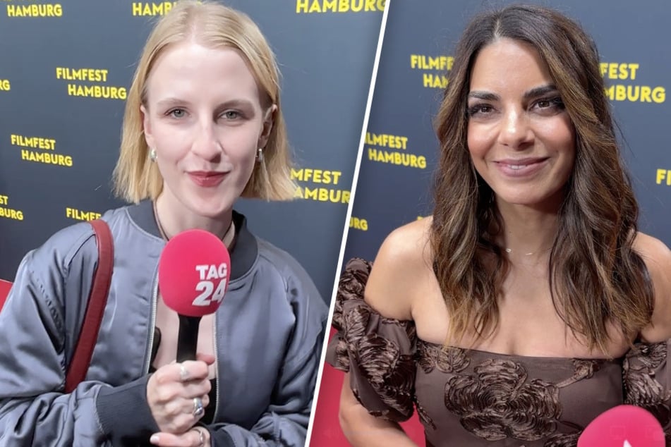Die Schauspielerinnen Klara Lange (27, l., "Discounter") und Lilli Hollunder (39, "Notruf Hafenkante") freuten sich auf ein Zusammenkommen mit Schauspiel-Kollegen.