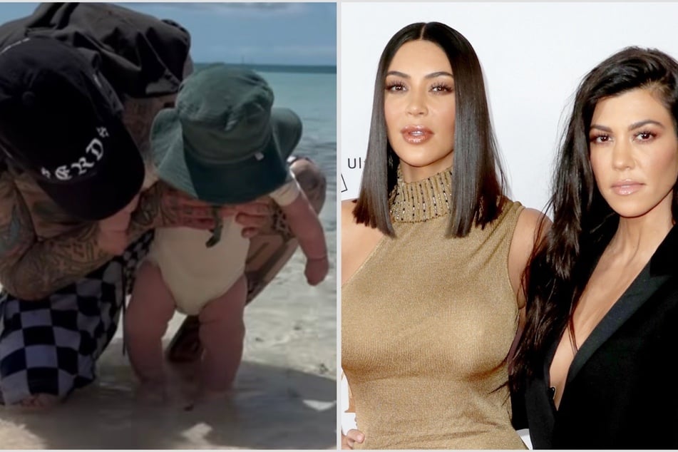 Kourtney Kardashian shows off unusual bonding with Kim and baby Rocky