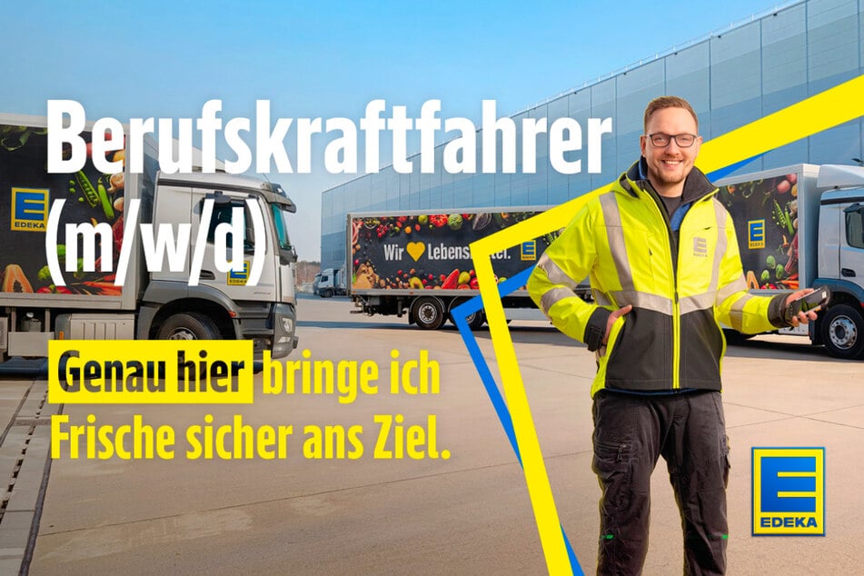 Regional fahren, sicher arbeiten und Teil von etwas Großem sein – komm zu EDEKA.