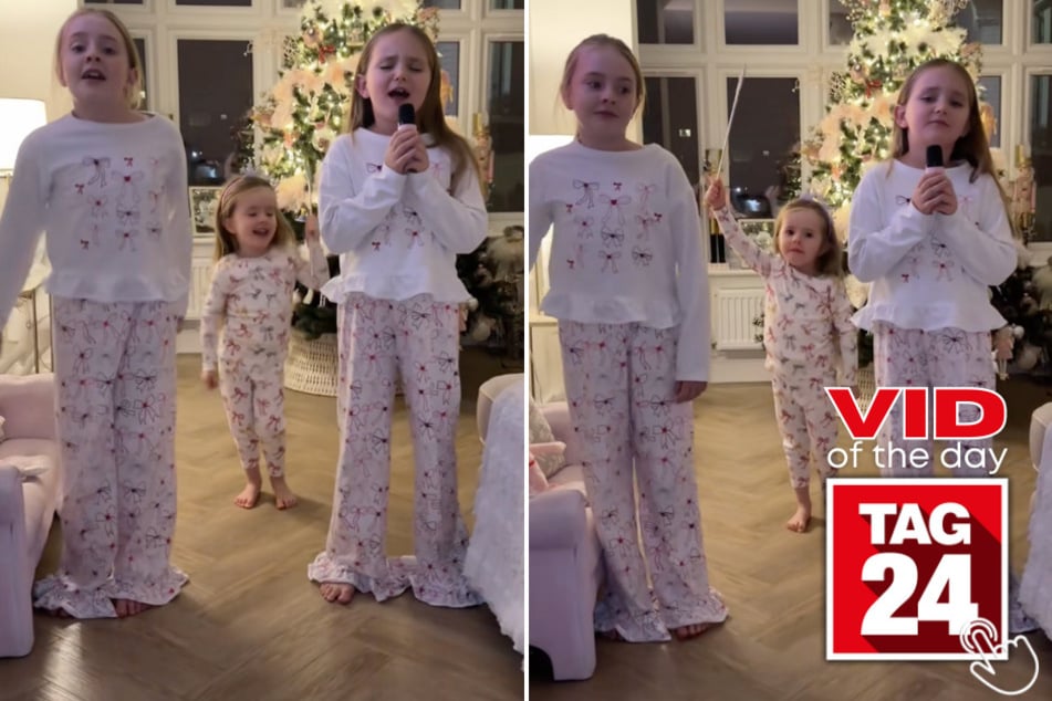 This sibling trio won hearts on TikTok with their adorable rendition of Christmas (Baby Please Come Home).