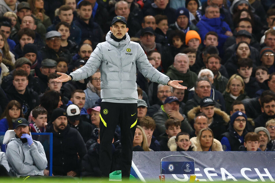 Thomas Tuchel looks baffled as his side go down 3-1 at home to Real Madrid.