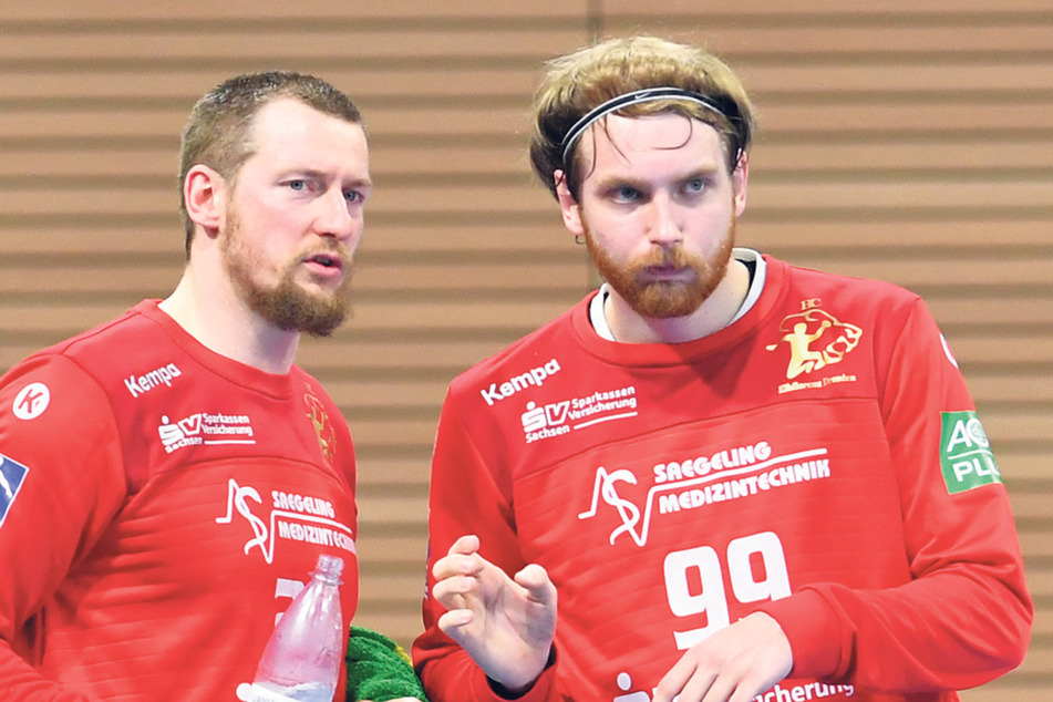 Die Torhüter Mario Huhnstock (l.) und Max Mohs harmonierten gut miteinander.