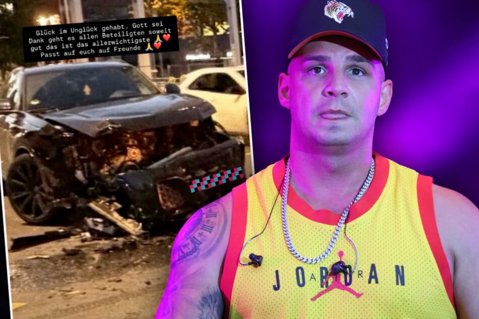 Pietro Lombardi (34) war am Sonntagabend in Köln heftig mit dem Opel einer jungen Frau zusammenkracht.