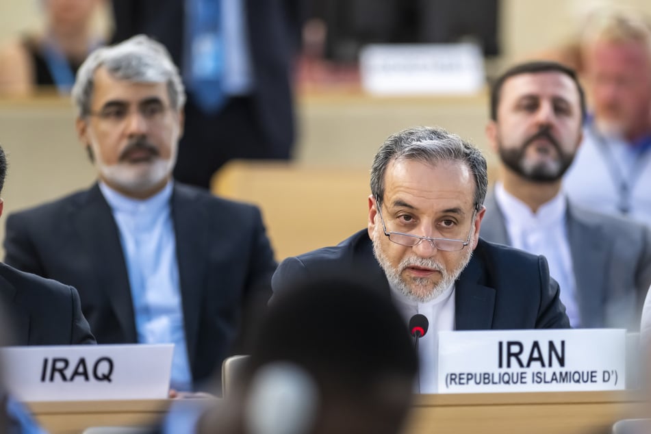 Der iranische Außenminister Abbas Araghchi (62) spricht während der 59. Sitzung des Menschenrechtsrates am europäischen Sitz der Vereinten Nationen.