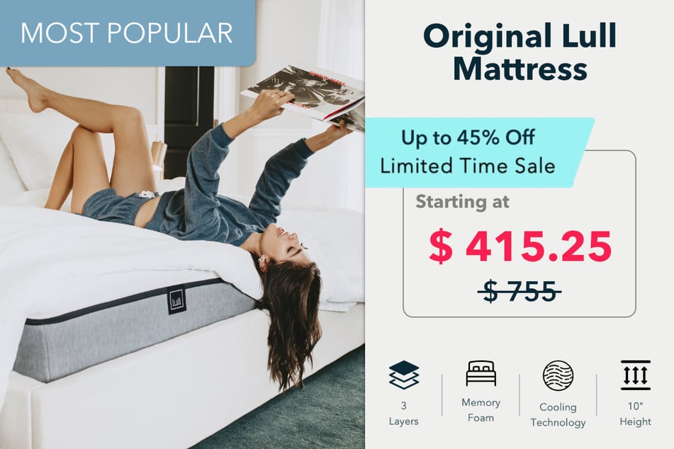 Want a classic comfort? The Original Lull Mattress is now 45% off.