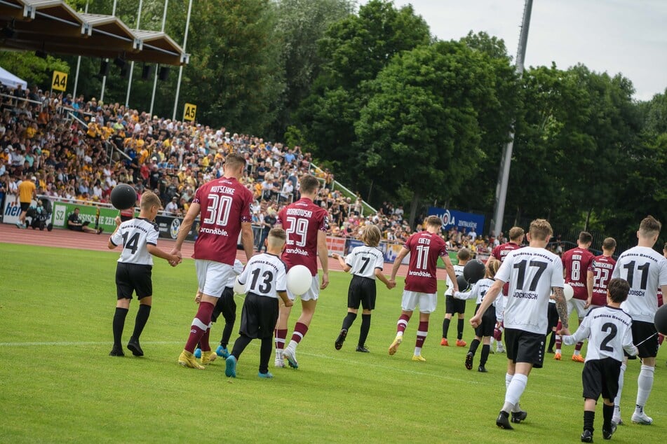 Das letzte Testspiel von Dynamo in Bautzen ist drei Jahre her. Am 1. Juli 2023 siegte Dresden 6:0. (Archivfoto)