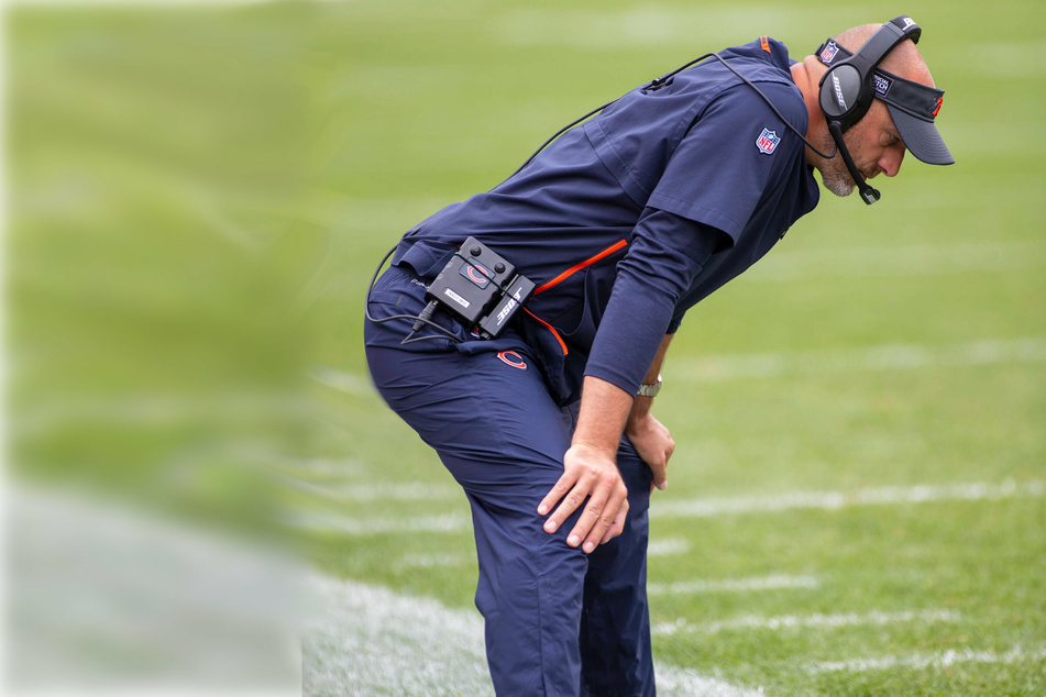 Matt Nagy followed up Sunday's heavy defeat against the Bucs with a positive Covid-19 test.