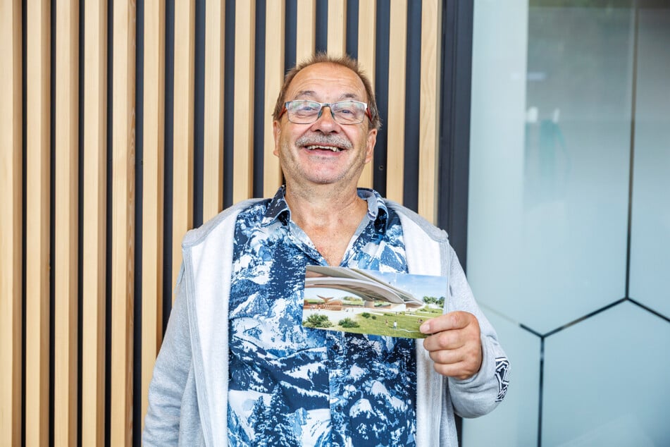 Die Idee, die neue Carolabrücke auf dicke Pfeiler zu stellen, findet Henry Freiberger (66) "schlimm".