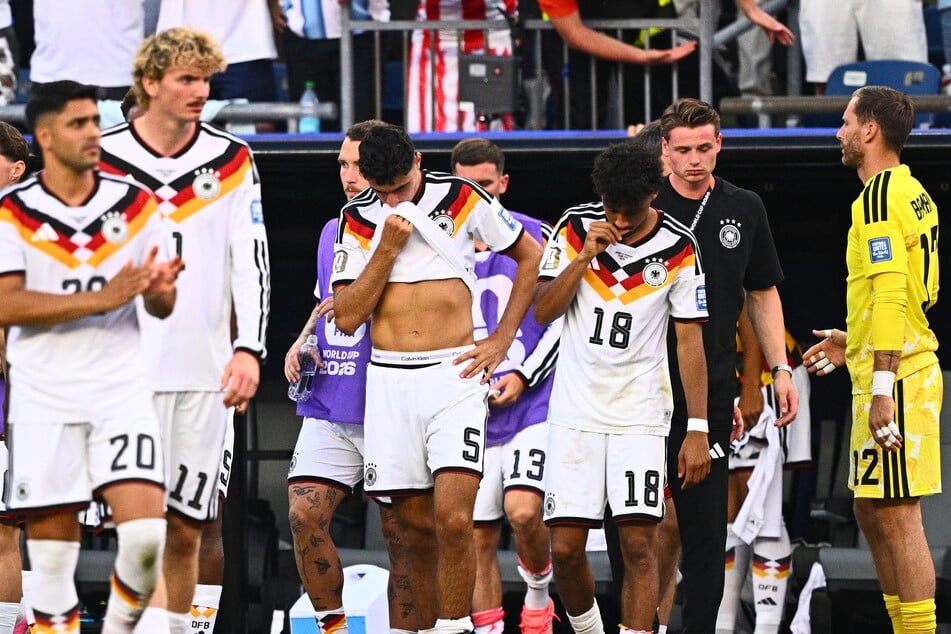 Enttäuschung pur im Lager der DFB-Akteure.