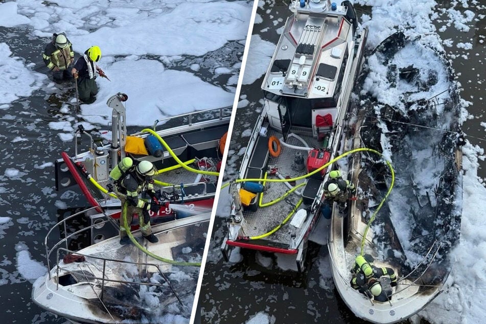 Yacht brennt auf der Zollelbe: Wrack Monate später geborgen