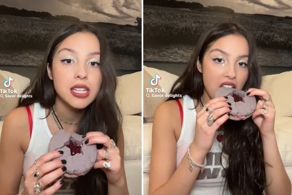 Olivia Rodrigo poked fun at a recent meme inspired by her GUTS Crumbl cookie in a new TikTok video.