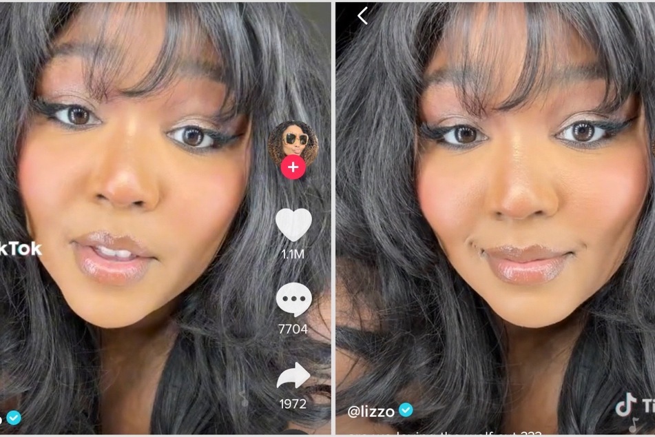 Lizzo is looking good as hell, if we do say so ourselves, with her spin on the latest TikTok trend!