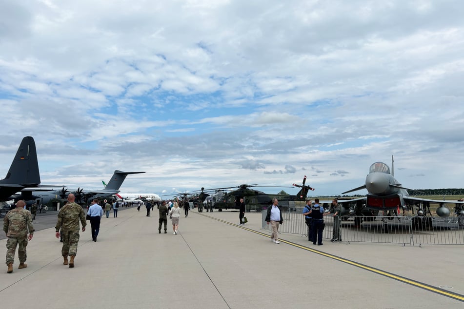 Bei dem "Static Display" können die verschiedensten Fluggeräte bewundert werden.