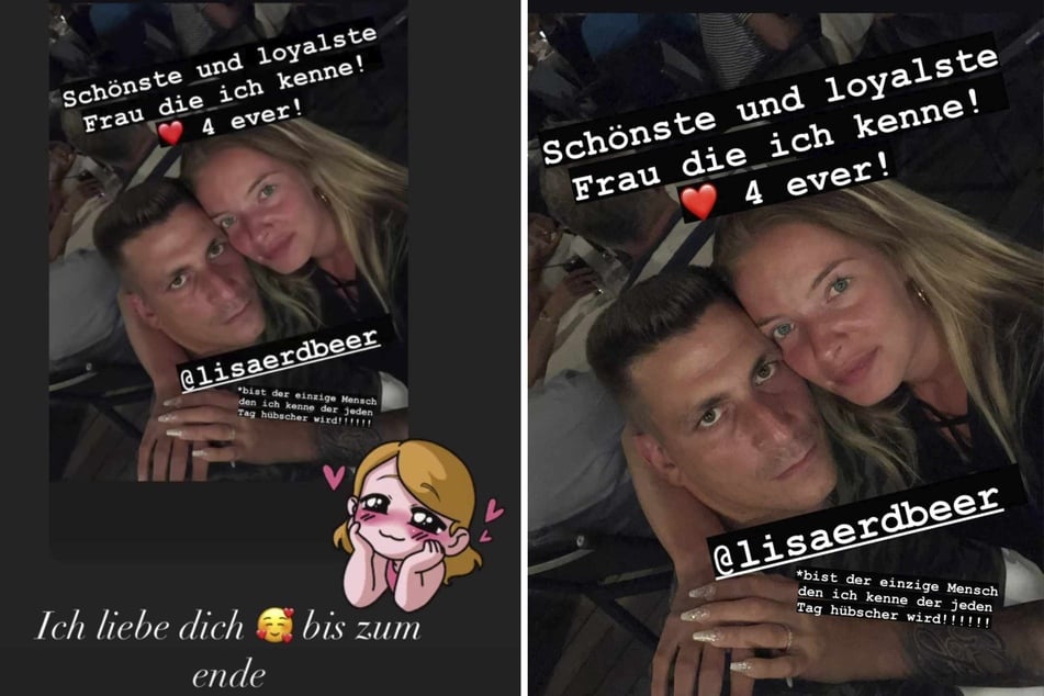 187-Rapper Gzuz (33) machte seiner Ehefrau Lisa (28) auf Instagram eine süße Liebeserklärung.