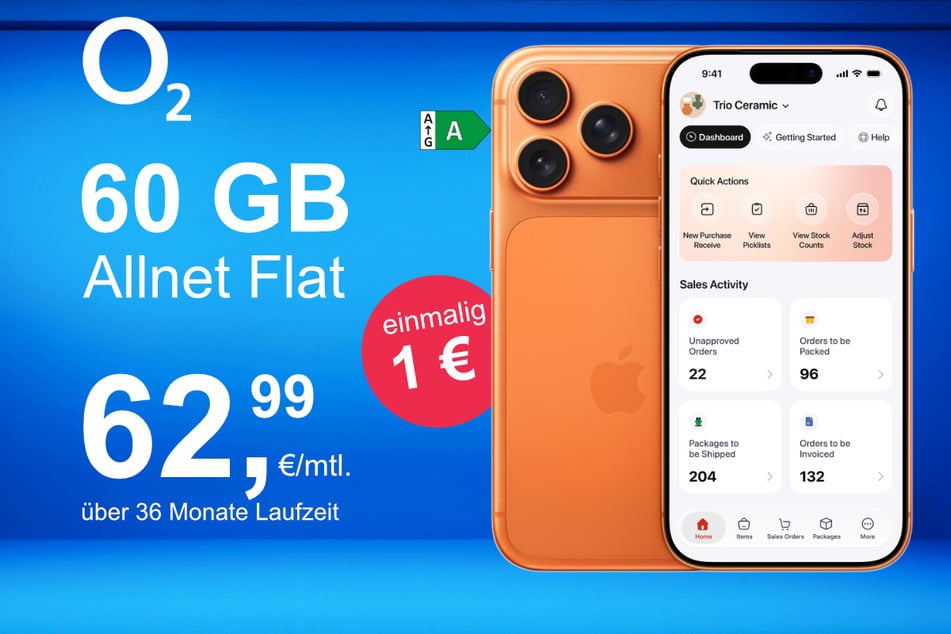 Das neue iPhone 17 Pro Max inkl. 30 GB Datenvolumen für nur 1 Euro exklusiv bei o2.