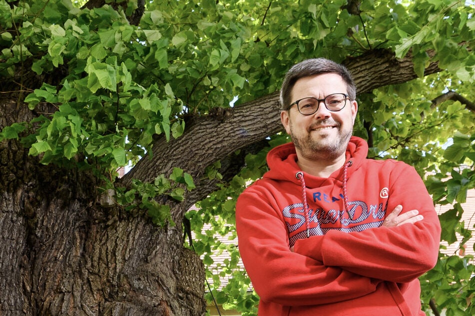 Lars Rohwer setzt sich für den sächsischen Wald ein.