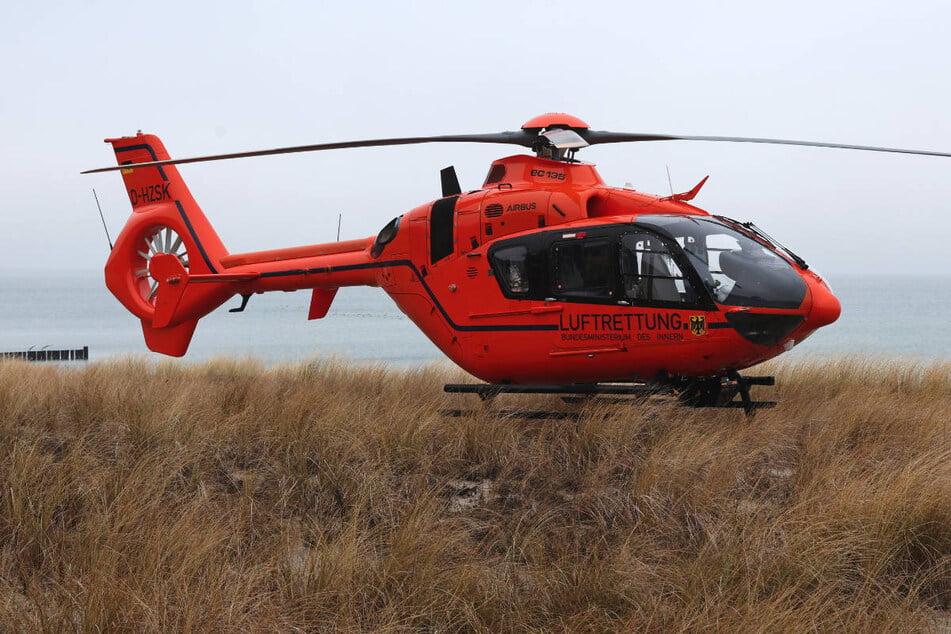 Der Junge musste mit einem Rettungshubschrauber von der Halbinsel ausgeflogen werden. (Symbolfoto)