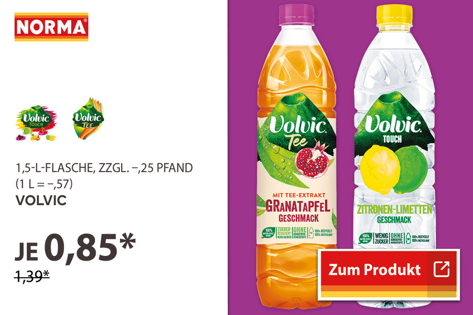 Volvic für 0,85 Euro