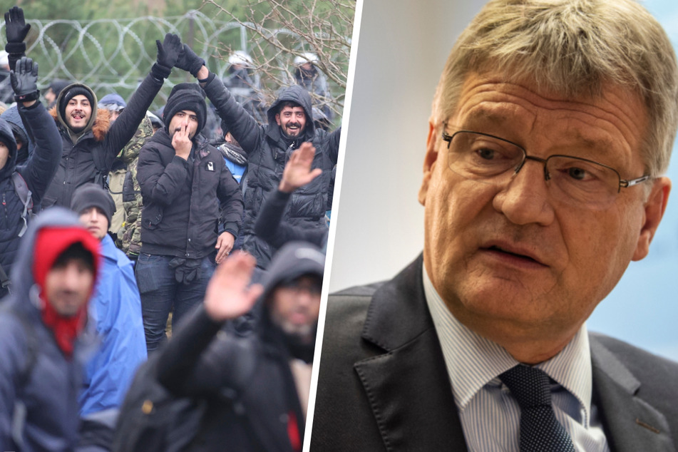Tausende Migranten wollen nach Deutschland: AfD-Politiker Meuthen fordert Hilfe für Polen