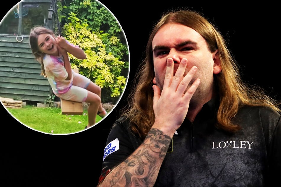 Ryan Searle (37) und seine Tochter Amelia sind beide von einer seltenen Augenerkrankung betroffen.