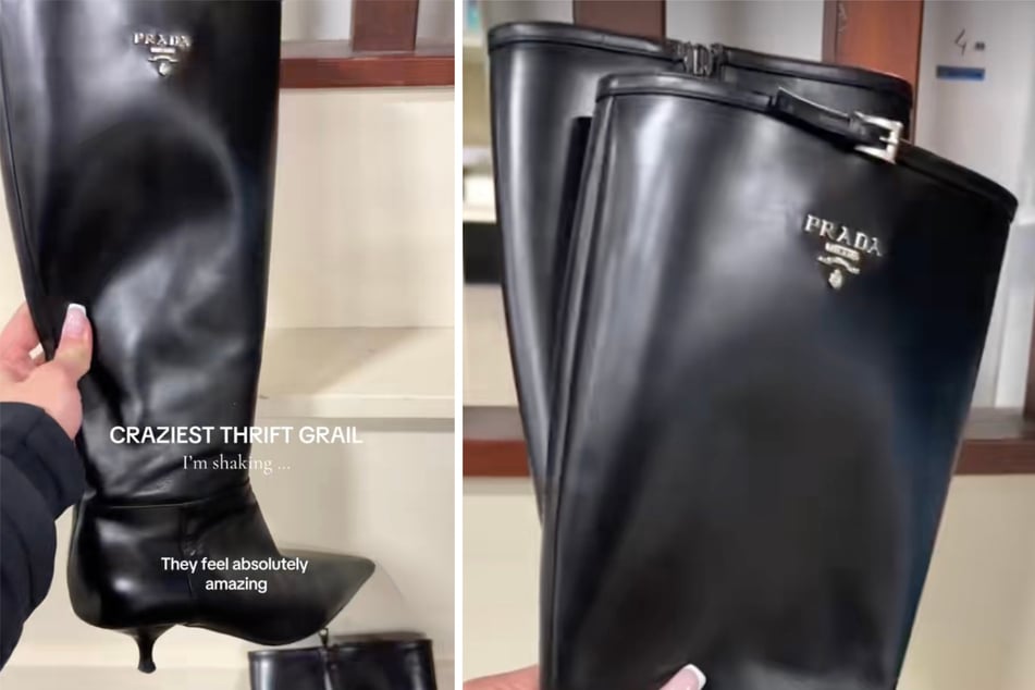 Andrea Kyton war zum Weinen zumute, als sie die Stiefel entdeckte.