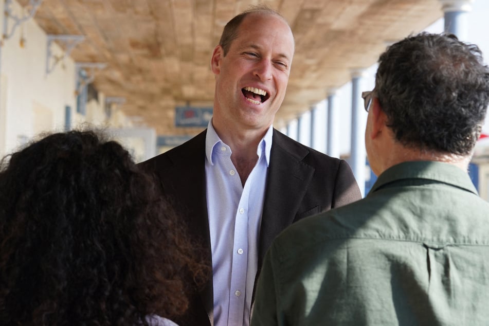 Prince William visited a local café and even went for a swim during his recent visit to the Isles of Scilly.