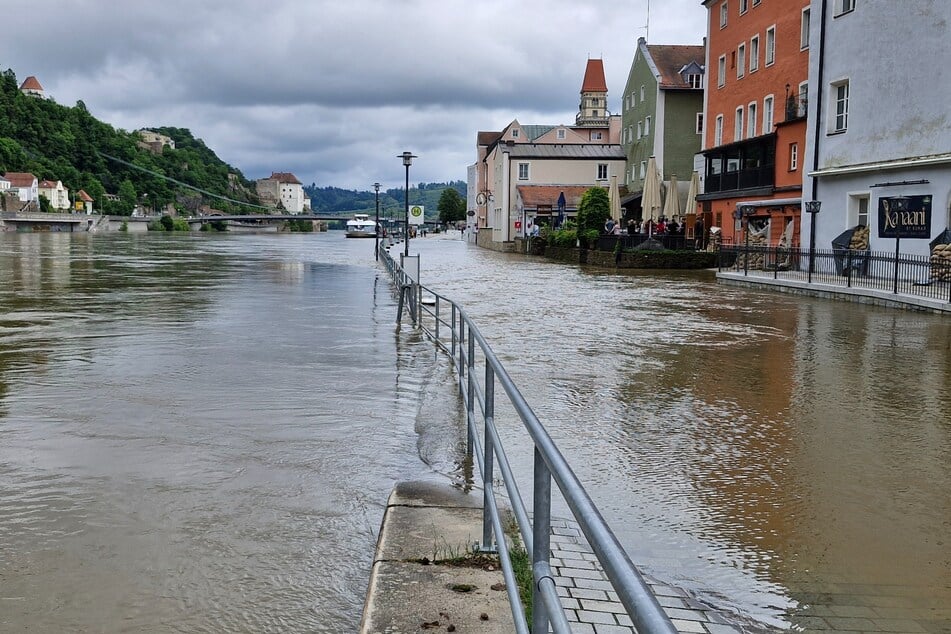 Im bayrischen Passau steht die Donau bei 9,27 Metern!