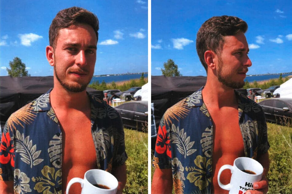 Mit diesen Fotos fahndet die Polizei nun nach dem Grapscher.