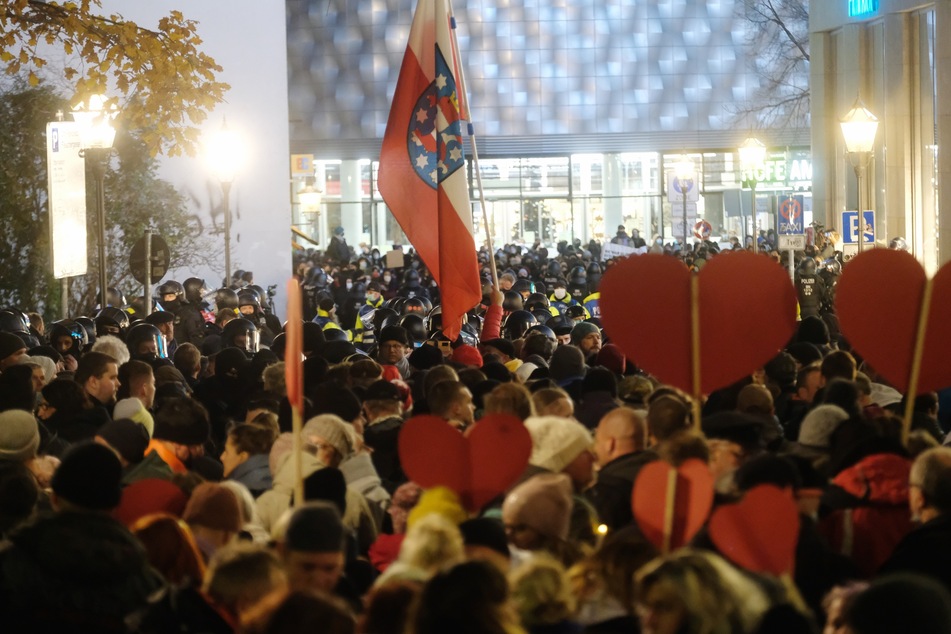 Am Samstag wurde in Leipzig wieder demonstriert.