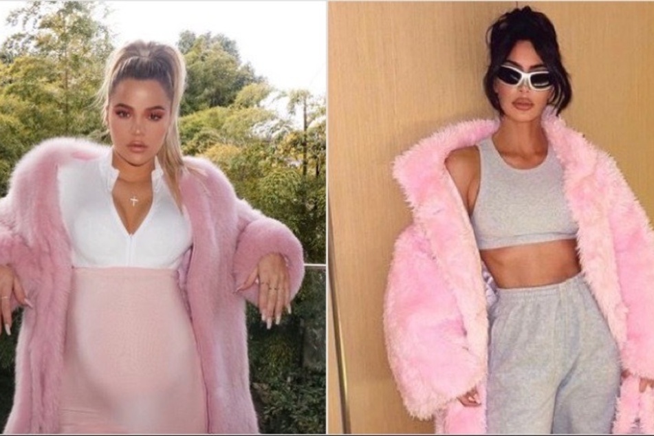 Kim Kardashian (r) got dragged by Khloé Kardashian for copying her look!