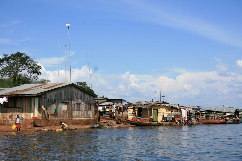 Ein typisches Fischerdorf am Ufer des Victoriasees.