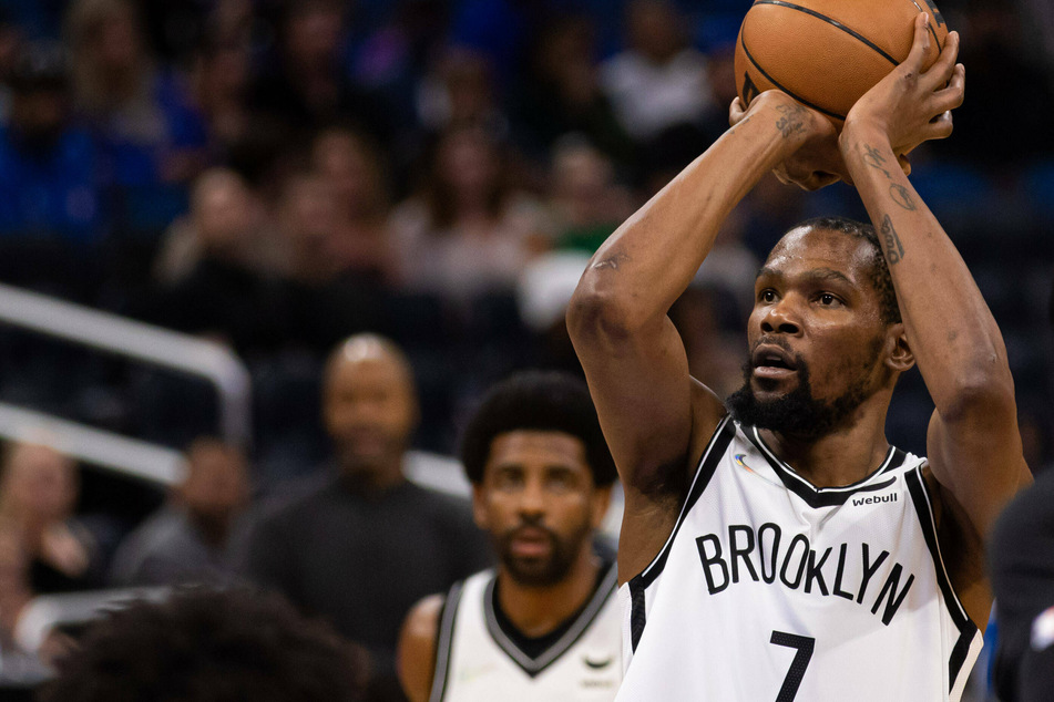 Kevin Durant scored a team-high 23 points for the Nets against the Heat.