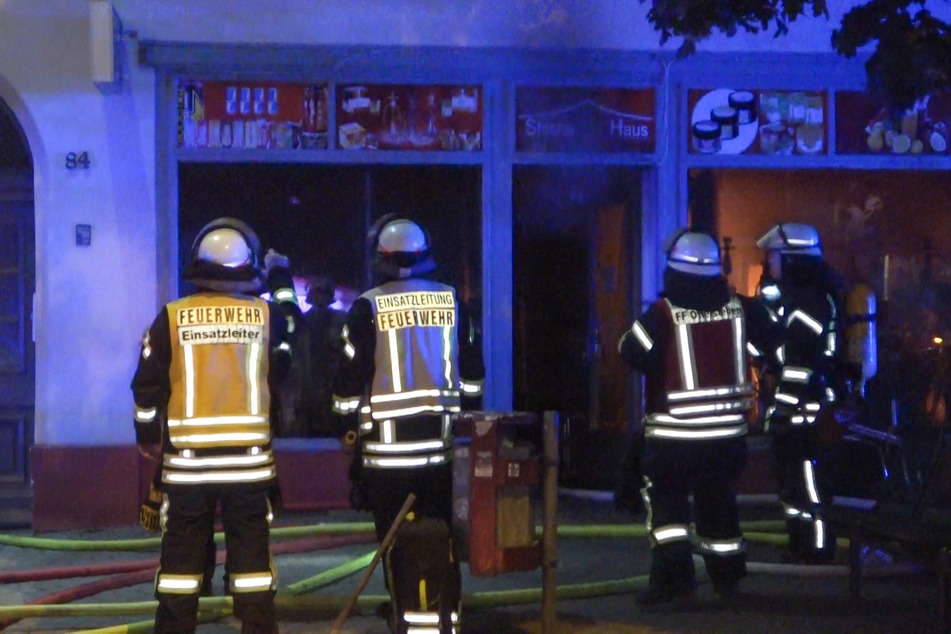 Die Shisha-Bar wurden durch den Brand komplett zerstört.