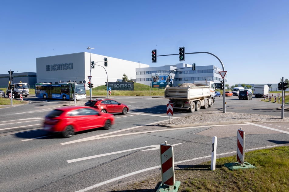 Die "Komsa-Kreuzung" in Hartmannsdorf gilt in Mittelsachsen als gefährlich.