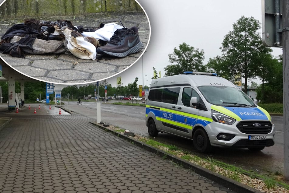 Mann zündet sich an Tankstelle in Leipzig selbst an