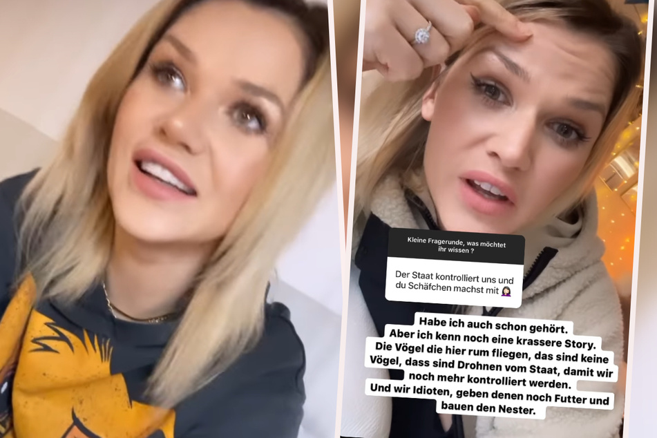 Sara Kulka (31) meldete sich am Montag zurück aus ihrer Instagram-Pause und nahm gleich mal die Corona-Schwurbler auf die Schippe.