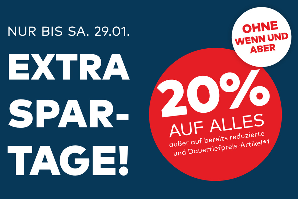 Rabatt ist ab sofort und bis 29.01.2022 gültig.