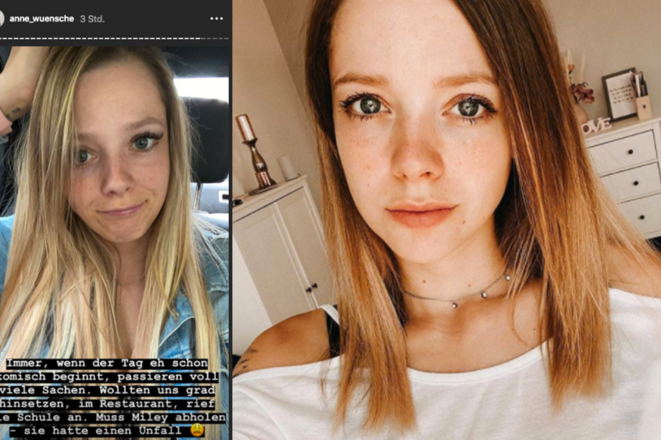 Anne Wünsches (28) Tochter Miley (6) hatte einen Unfall.