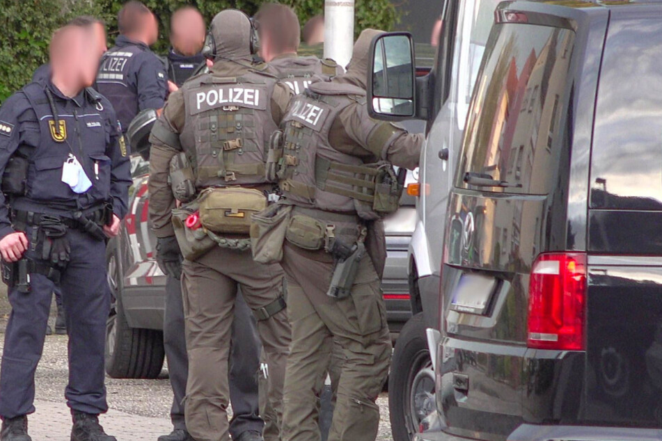 SEK-Einsatz in Bruchsal.