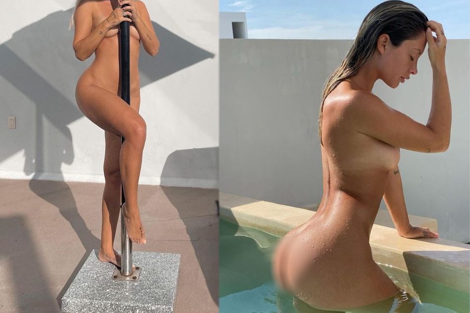 Splitternackt an der Stange und im Pool: Dieses Instagram-Model zieht alle Register