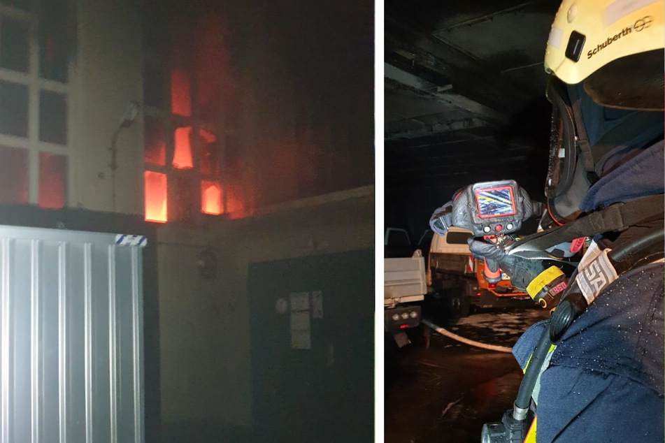 700.000 Euro Sachschaden nach Brand in Lagerhalle: Kripo ermittelt wegen Brandstiftung