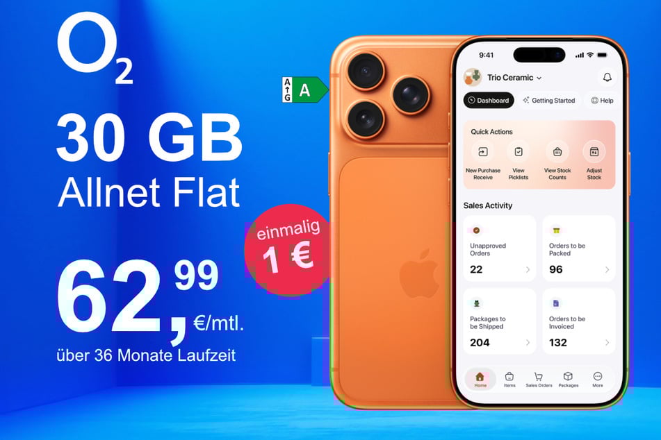 Das neue iPhone 17 Pro Max inkl. 30 GB Datenvolumen für nur 1 Euro exklusiv bei o2.