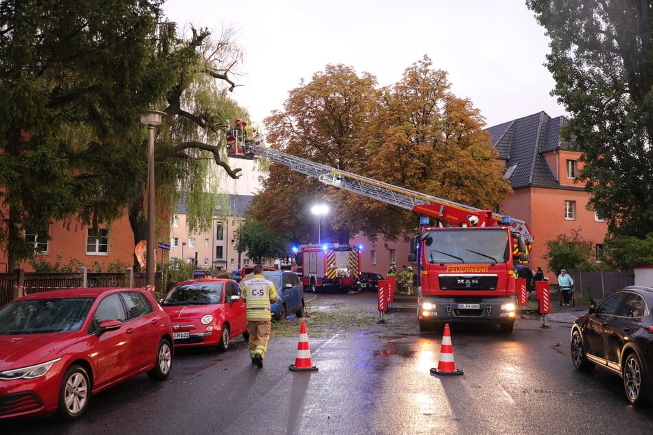 Die Hans-Thoma-Straße war zeitweise gesperrt.